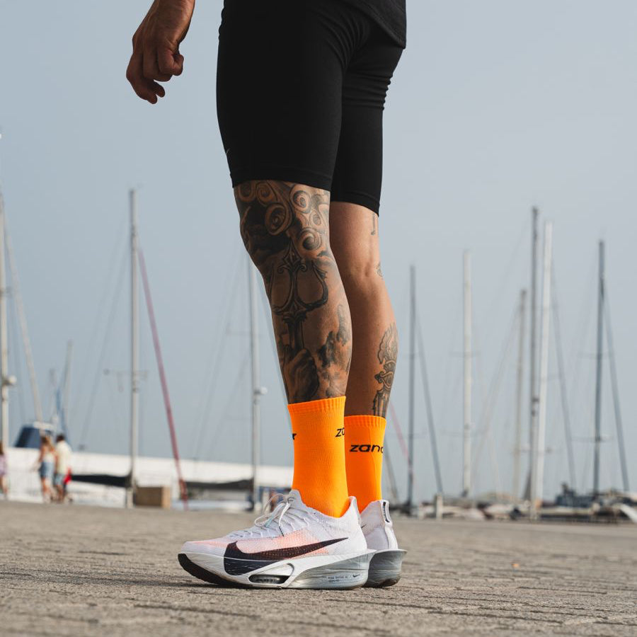 VOLT ORANGE - Calcetín Running